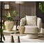 Light en Living Kussen 45x45 cm JOPLIN crème+goud