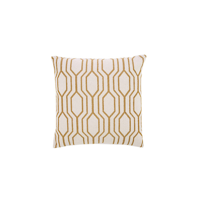 Light en Living Kussen 45x45 cm JOPLIN crème+goud
