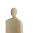 Light en Living Ornament 15x6,5x21,5 cm HEAD sand - M