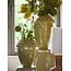 Light en Living Vaas deco Ø32x43,5 cm LOVRO keramiek olijfgroen-bruin