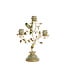 Light en Living Kandelaar 3L 26x13x37 cm PARROT crème-groen-geel+licht goud