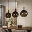 WoonStijl Hanglamp Sfera 3-lichts Sienna bruin