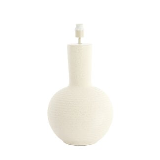 Light en Living Lampvoet Ø34x62 cm ULLOA keramiek mat crème