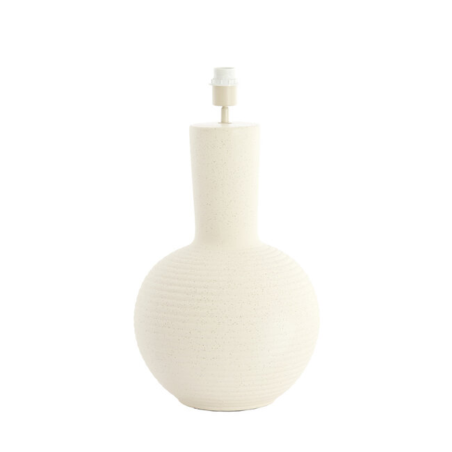 Light en Living Lampvoet Ø34x62 cm ULLOA keramiek mat crème