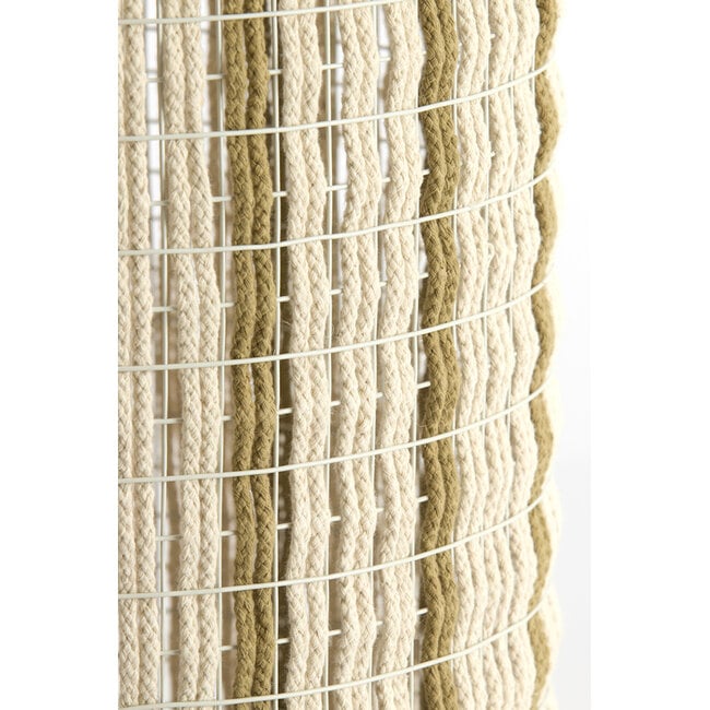 Light en Living Lampenkap 31-31-41,5 cm SIMBELIN crème + olijfgroen