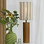 Light en Living Lampenkap 26-26-36,5 cm SIMBELIN crème + olijfgroen