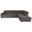 Tower Living Memphis 3 zits + Ottoman Rechts - Haga 16 charcoal