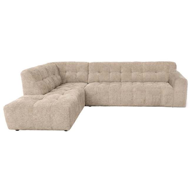 Tower Living Memphis 3 zits + Ottoman Links - Haga 30 beige