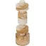 MUST Living Ornament Alba laag - creme/bruin