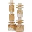 MUST Living Ornament Alba laag - creme/bruin