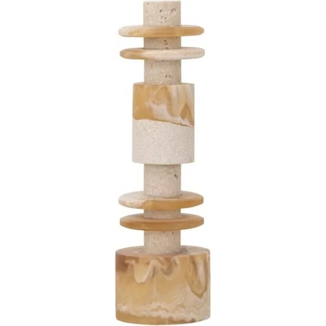 MUST Living Ornament Alba laag - creme/bruin