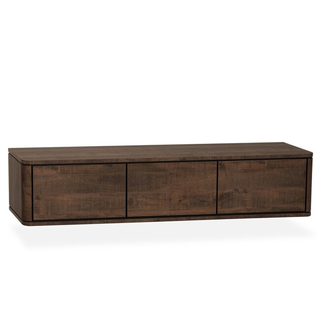 WoonMax TV meubel Lancaster - 180 cm - hangend of staand - dark mango