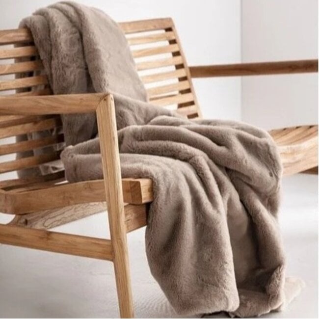MUST Living Plaid Lodge Taupe
