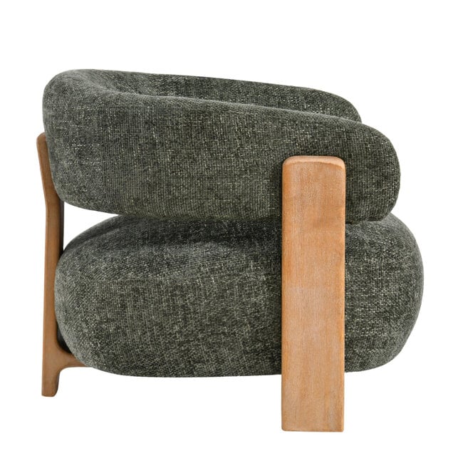 PTMD Fauteuil Mire olijfgroen
