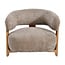 PTMD Fauteuil Mire taupe