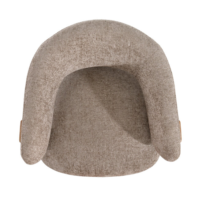 PTMD Fauteuil Mire taupe