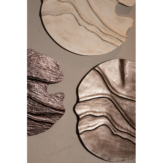 PTMD Wandpaneel Samraj Bruin MDF  Wave met structuur