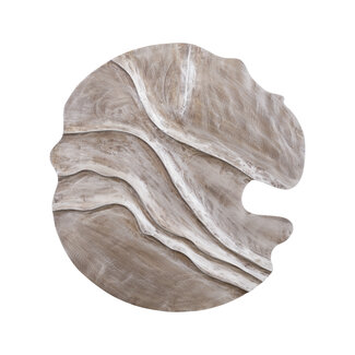 PTMD Wandpaneel Samraj Bruin MDF  Wave met structuur