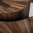 WoonStijl Salontafel Maya Teak XL shamrock set van 2 teak espresso
