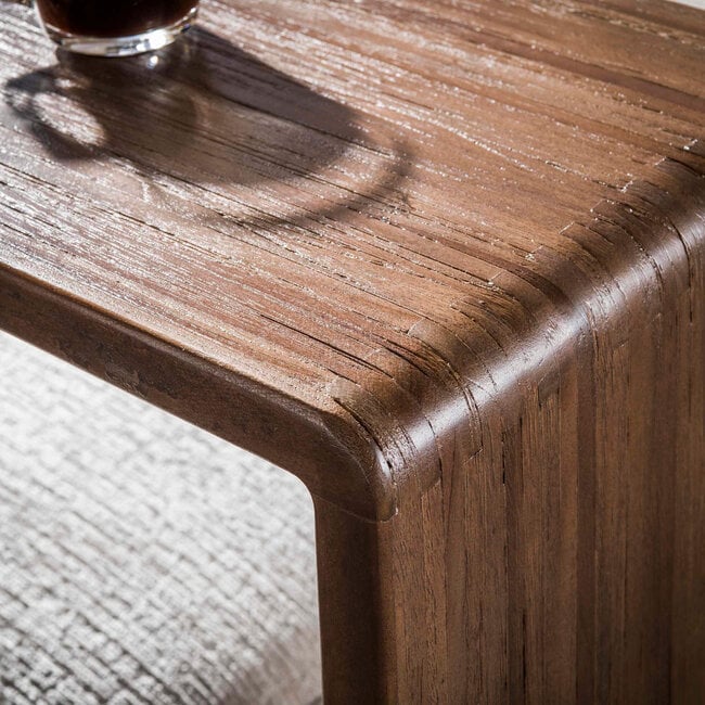 WoonStijl Overzettafel Maya Teak espresso