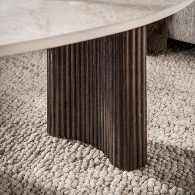 WoonStijl Salontafel Ceramo aperto set van 2  keramiek Taj Mahal