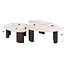 WoonStijl Salontafel Ceramo aperto set van 2  keramiek Taj Mahal