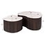 WoonStijl Salontafel Ceramo medio set van 2 keramiek Taj Mahal