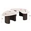 WoonStijl Salontafel Ceramo organisch set van 2 keramiek Taj Mahal