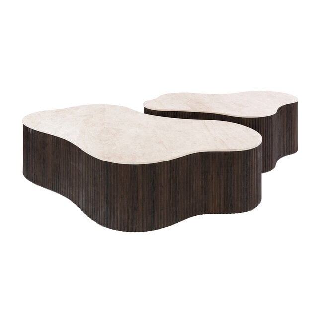WoonStijl Salontafel Ceramo grande set van 2 Taj Mahal