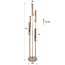 WoonStijl Vloerlamp 5L getrapt tube Beige