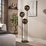 WoonStijl Vloerlamp 3L stellar Sienna bruin