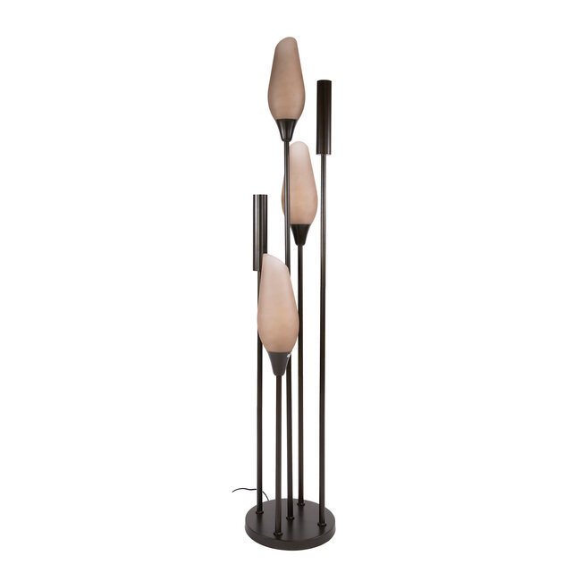 WoonStijl Vloerlamp Cocoon 5-lichts  Sienna bruin-frosted
