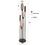 WoonStijl Vloerlamp Cocoon 5-lichts  Sienna bruin-frosted