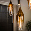 WoonStijl Hanglamp Cocoon pendel 4+3-lichts Sienna bruin-shaded