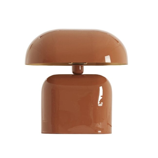 Light en Living Tafellamp 37x26x37 cm TODD glans donker oranje