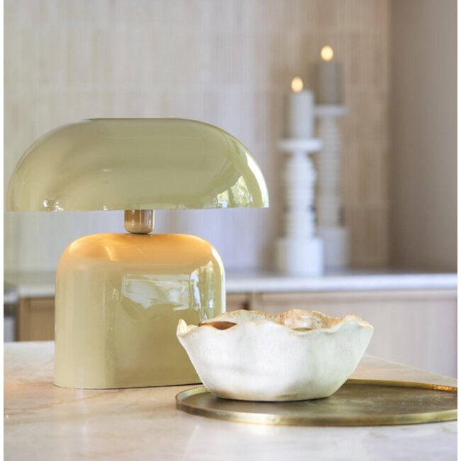 Light en Living Tafellamp 37x26x37 cm TODD glans taupe