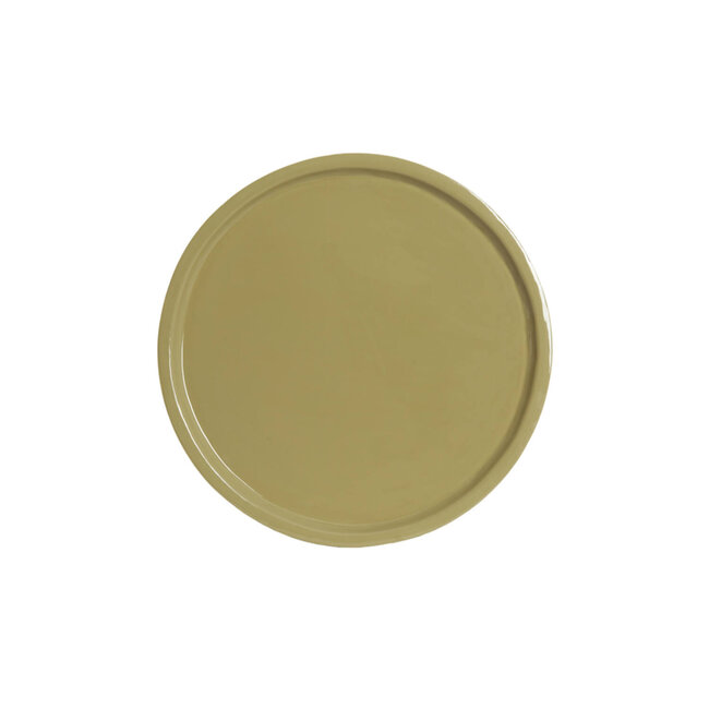 Light en Living Schaal Ø42x5 cm ADA glans taupe