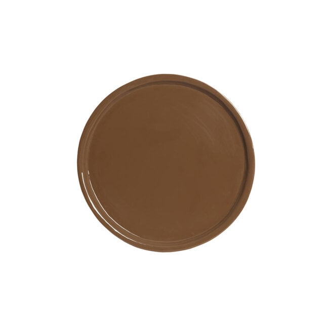 Light en Living Schaal Ø42x5 cm ADA glans bruin