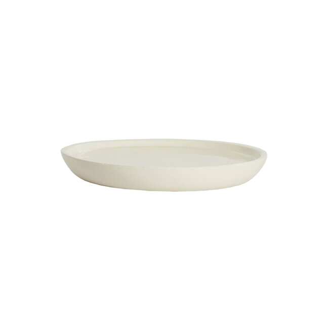 Light en Living Schaal Ø42x5 cm ADA glans crème