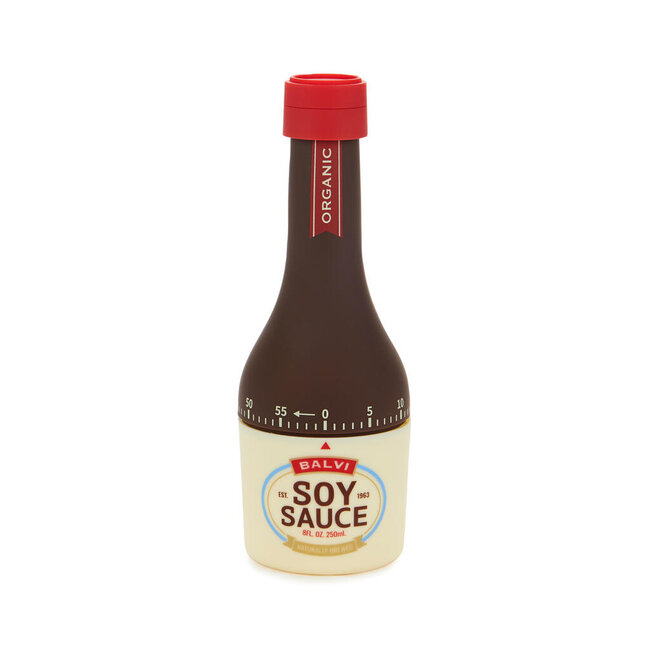 Balvi Keukentimer Sojasaus Fles – Bruin