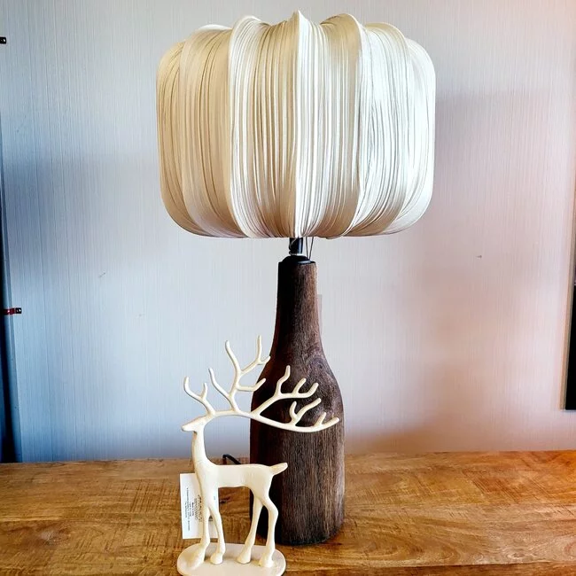 Light en Living Lampenkap Ø30x20 cm FAROL Crème