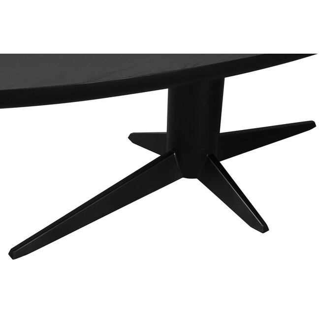 Richmond Interiors  Eettafel Rayford black oval 230