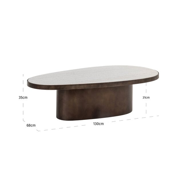 Richmond Interiors  Salontafel Biloxi brown