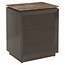 Richmond Interiors  Nachtkastje Russo brown 3-drawers