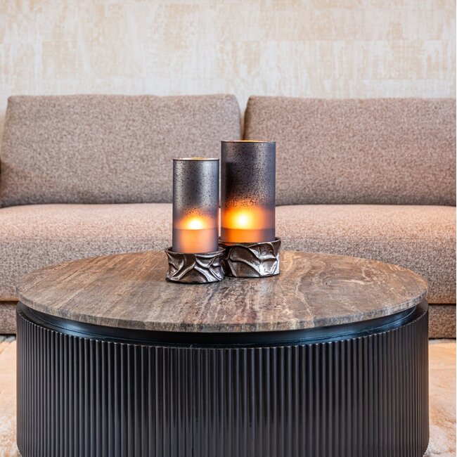 Richmond Interiors  Salontafel Russo brown 90Ø