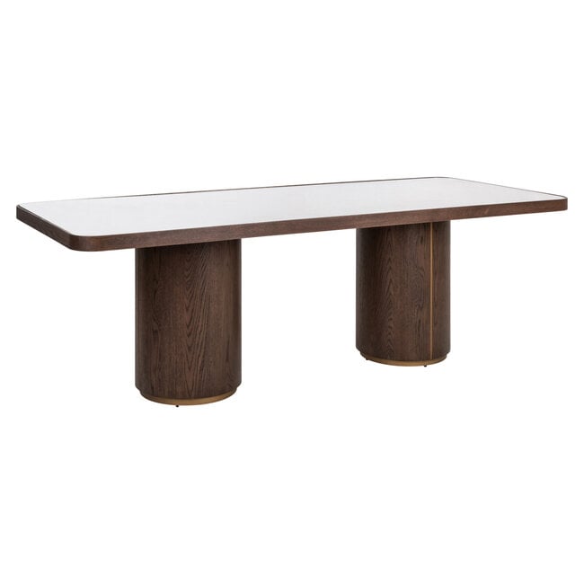 Richmond Interiors  Eettafel Willox brown 235 including glass