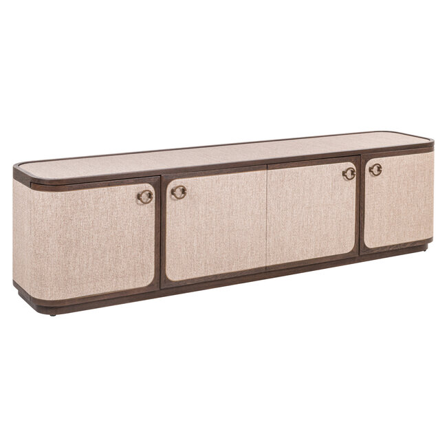 Richmond Interiors  TV-meubel Willox brown 4-doors
