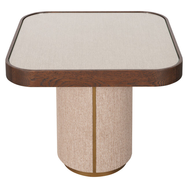 Richmond Interiors  Bijzettafel Willox brown  including glass