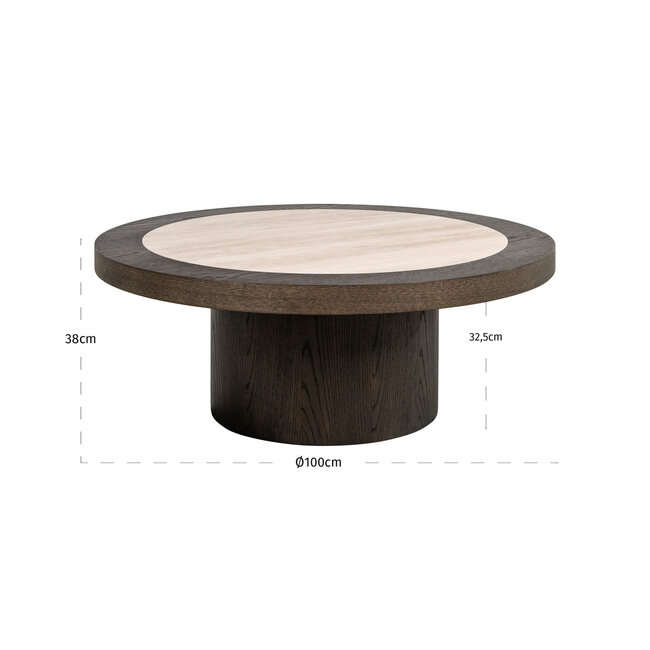 Richmond Interiors  Salontafel Nando brown