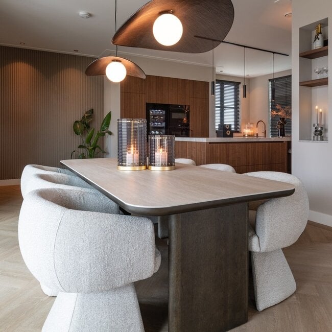 Richmond Interiors  Eettafel Nando brown 230